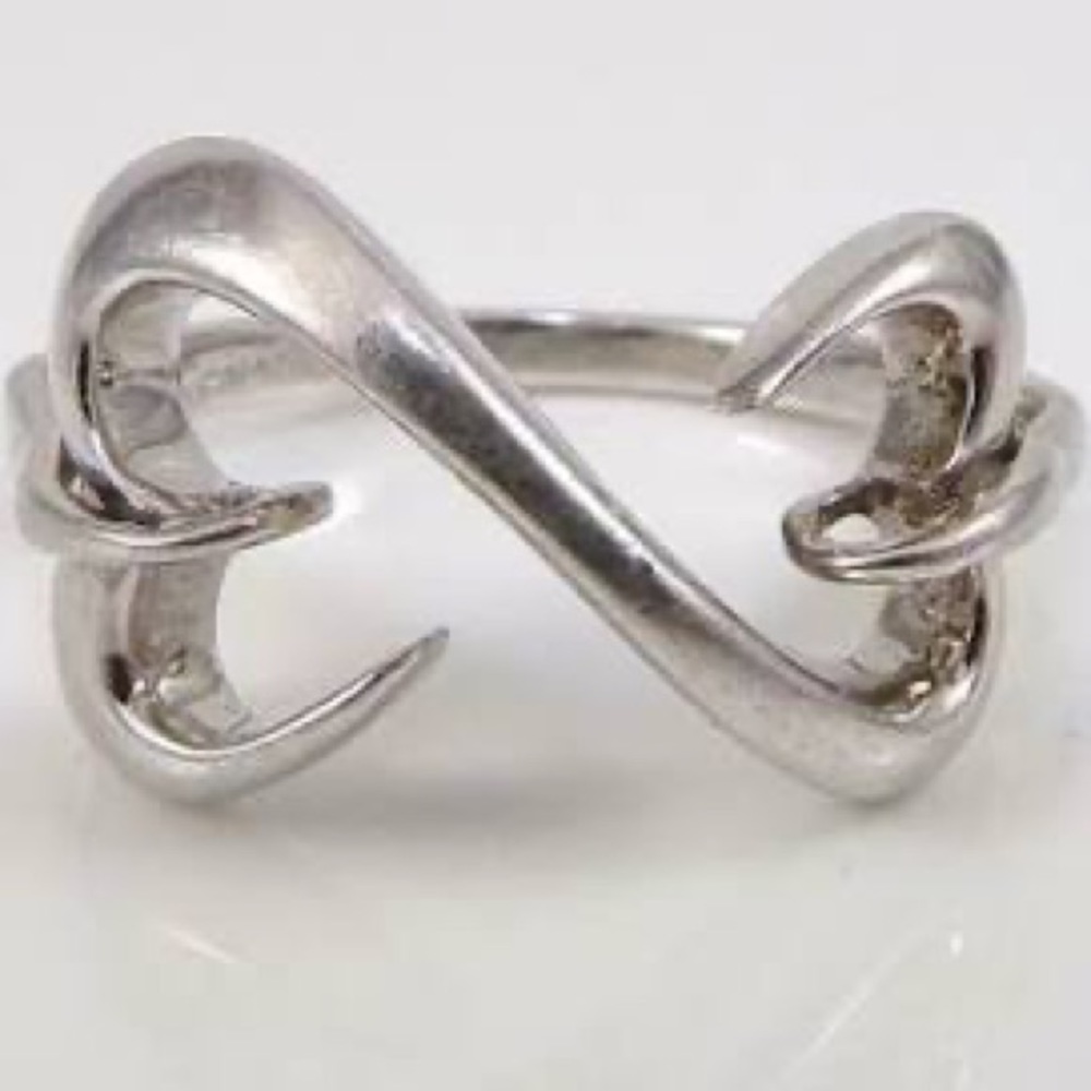 Open Hearts by Jane Seymour Silver Ring
